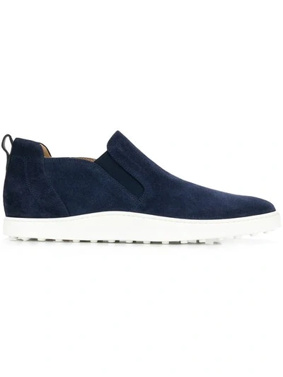 Tod's Elasticated Panel Slip-on Trainers In Dark Blue