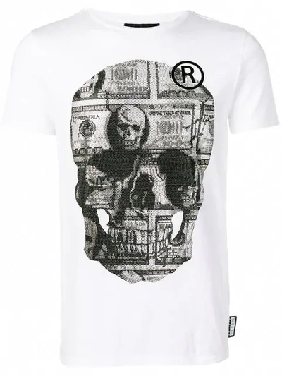 Philipp Plein Printed T-shirt In White