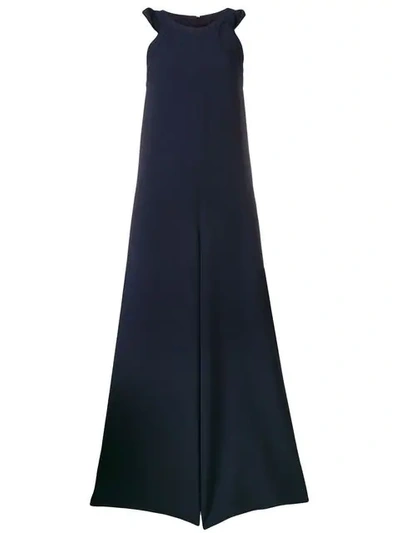 Red Valentino Wide-leg Jumpsuit In Blue