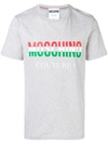 MOSCHINO MOSCHINO COUTURE! LOGO T-SHIRT - GREY