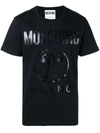 MOSCHINO MOSCHINO LOGO PRINT T-SHIRT - BLACK