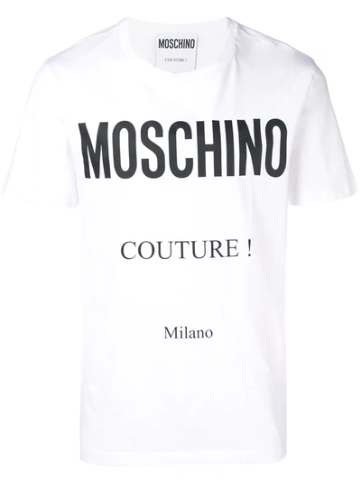 Moschino Couture! Logo T-shirt - 白色 In White