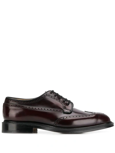 Church's Grafton Leather Brogue Derby Shoes In Brown