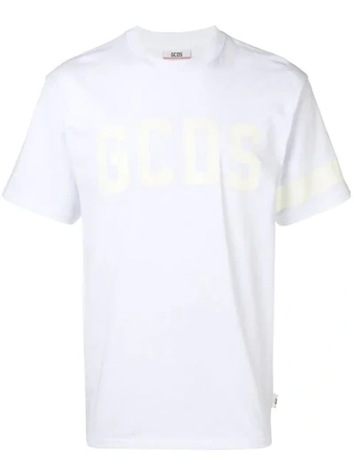 Gcds T-shirt With Logo Print In White