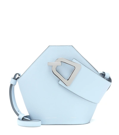 Danse Lente Mini Johnny Leather Bucket Bag - Blue In Light Blue