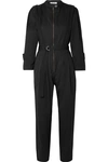 SEA HEMINGWAY BELTED COTTON-TWILL JUMPSUIT