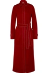 GABRIELA HEARST BELTED SUEDE COAT