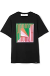 PROENZA SCHOULER PRINTED COTTON-JERSEY T-SHIRT