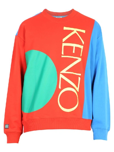 Kenzo Branded Sweatshirt In Red