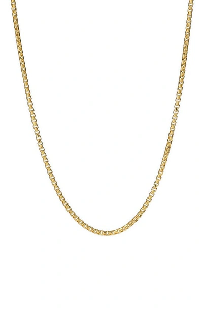 Degs & Sal Goldplated Sterling Silver Box Chain Necklace In Yellow