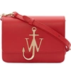 JW ANDERSON LOGO LEATHER CROSSBODY BAG - RED,HB00319A 404/001