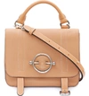 JW ANDERSON DISC LEATHER TOP HANDLE SATCHEL - BROWN,HB00119A 404/347