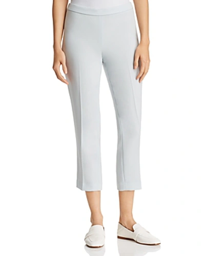 Theory Crepe Pull-on Trousers In Silver