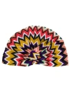 MISSONI GEOMETRIC PATTERN TURBAN