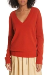 VINCE WEEKEND V-NECK CASHMERE SWEATER,V555778133