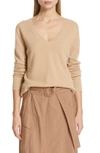 VINCE WEEKEND V-NECK CASHMERE SWEATER,V555778133