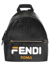 FENDI DOUBLE F PRINT MINI BACKPACK,10800355