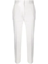MSGM CROPPED CREASED TROUSERS