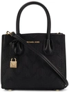 Michael Michael Kors Large Mercer Leather Tote - Black