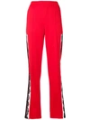 PINKO FLARED TRACK TROUSERS