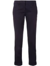 ASPESI ASPESI CROPPED SLIM FIT CHINOS - 蓝色