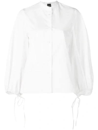 Aspesi 宽松裹腕式长袖罩衫 - 白色 In White