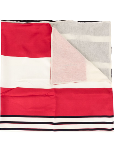 Pierre-louis Mascia Aloesta Printed Scarf In Red