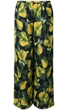 MARC JACOBS PEARS-PRINT CREPE TROUSERS,10800843