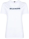 Aspesi Slim Fit Cotton T-shirt With Lettering In White