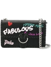 PINKO PINKO LOVE FABULOUS SHOULDER BAG - 黑色