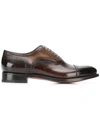 SANTONI 6 HOLE OXFORD SHOES