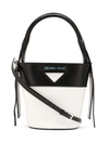 PRADA LEATHER BUCKET BAG