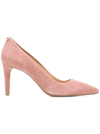Michael Michael Kors Smooth Texture Pumps In Pink