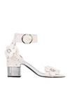 Roger Vivier Sandals In Ivory