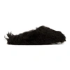 Joseph Black Shearling Nico Loafers In Black