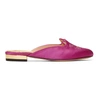 CHARLOTTE OLYMPIA CHARLOTTE OLYMPIA PINK SATIN KITTY SLIPPERS