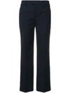 RED VALENTINO CROPPED PLEATED TROUSERS