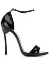 CASADEI ANKLE STRAP STILETTO SANDALS