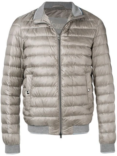 Herno Padded Jacket In Grey