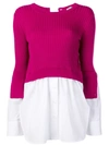 KENZO LAYERED KNITTED TOP