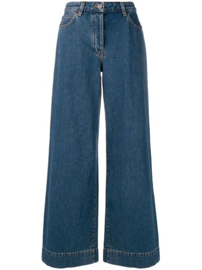 The Row High Waisted Wide Leg Jeans - 蓝色 In Blue