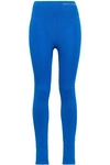 PERFECT MOMENT PERFECT MOMENT WOMAN STRETCH LEGGINGS COBALT BLUE,3074457345620004245
