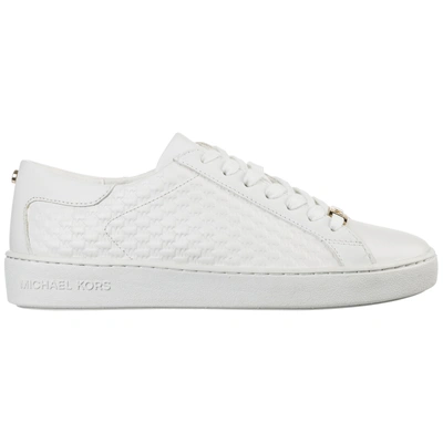 Michael Kors Women's Shoes Leather Trainers Trainers Colby In White