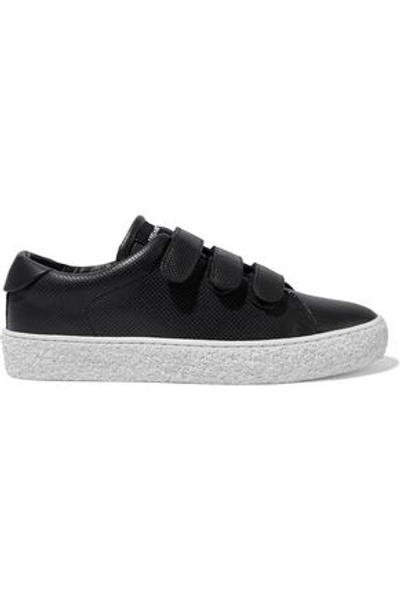 Axel Arigato Woman Perforated Leather Trainers Black