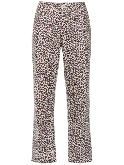 Àlg Animal Print Trousers In Multicolour
