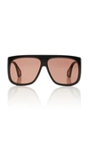 GUCCI SQUARE-FRAME ACETATE SUNGLASSES,713874