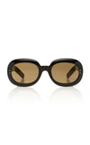 GUCCI ROUND-FRAME ACETATE SUNGLASSES,713884