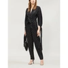 STELLA MCCARTNEY SPOT-PRINT SILK-CREPE JUMPSUIT