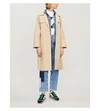 SANDRO VICTOIRE COTTON TRENCH COAT