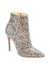CHRISTIAN LOUBOUTIN So Kate 100 Patchwork Point Toe Booties